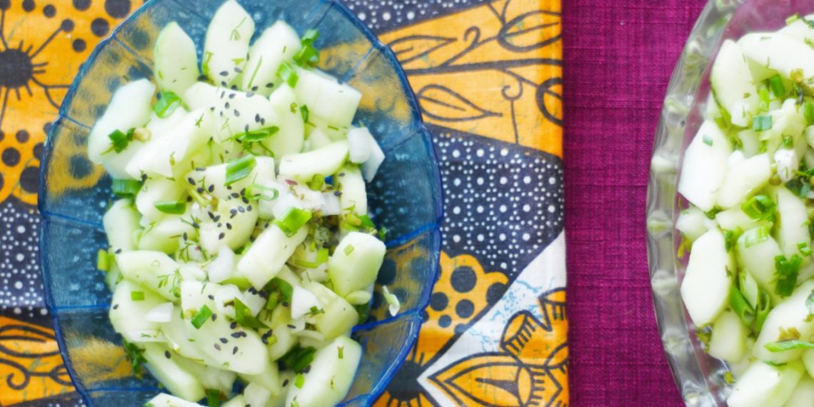ENSALADA AGRIDULCE DE PEPINO