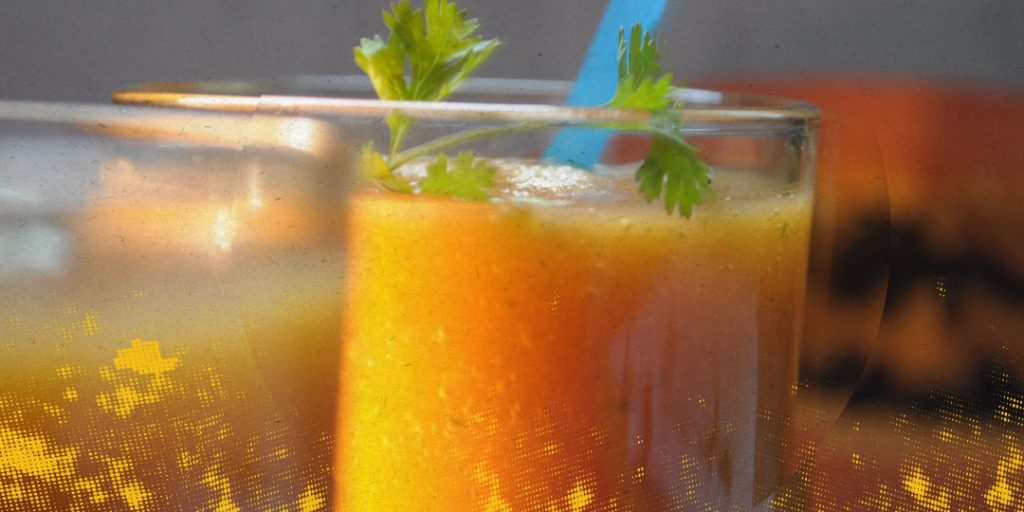 JUGO DE PAPAYA Y CILANTRO