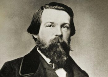 La mano sobre el Manifiesto | Friedrich Engels (1820-1895)