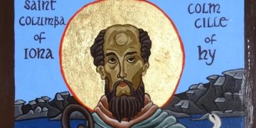 Padre de la iglesia celta | Columba de Iona (521-597)