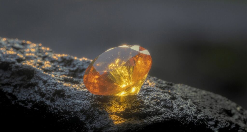 HESSONITA: LA PIEDRA DE FUEGO Y SOMBRA