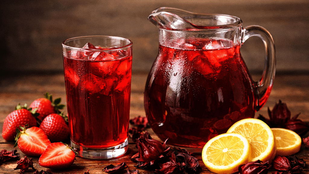 JUGO ANTIOXIDANTE CON FLOR DE JAMAICA